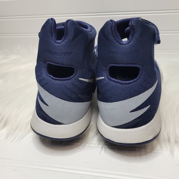 2013 Nike Zoom Hyperrev TB Basketball Shoes sz 14 Navy Blue Silver 643301-401 main image 4